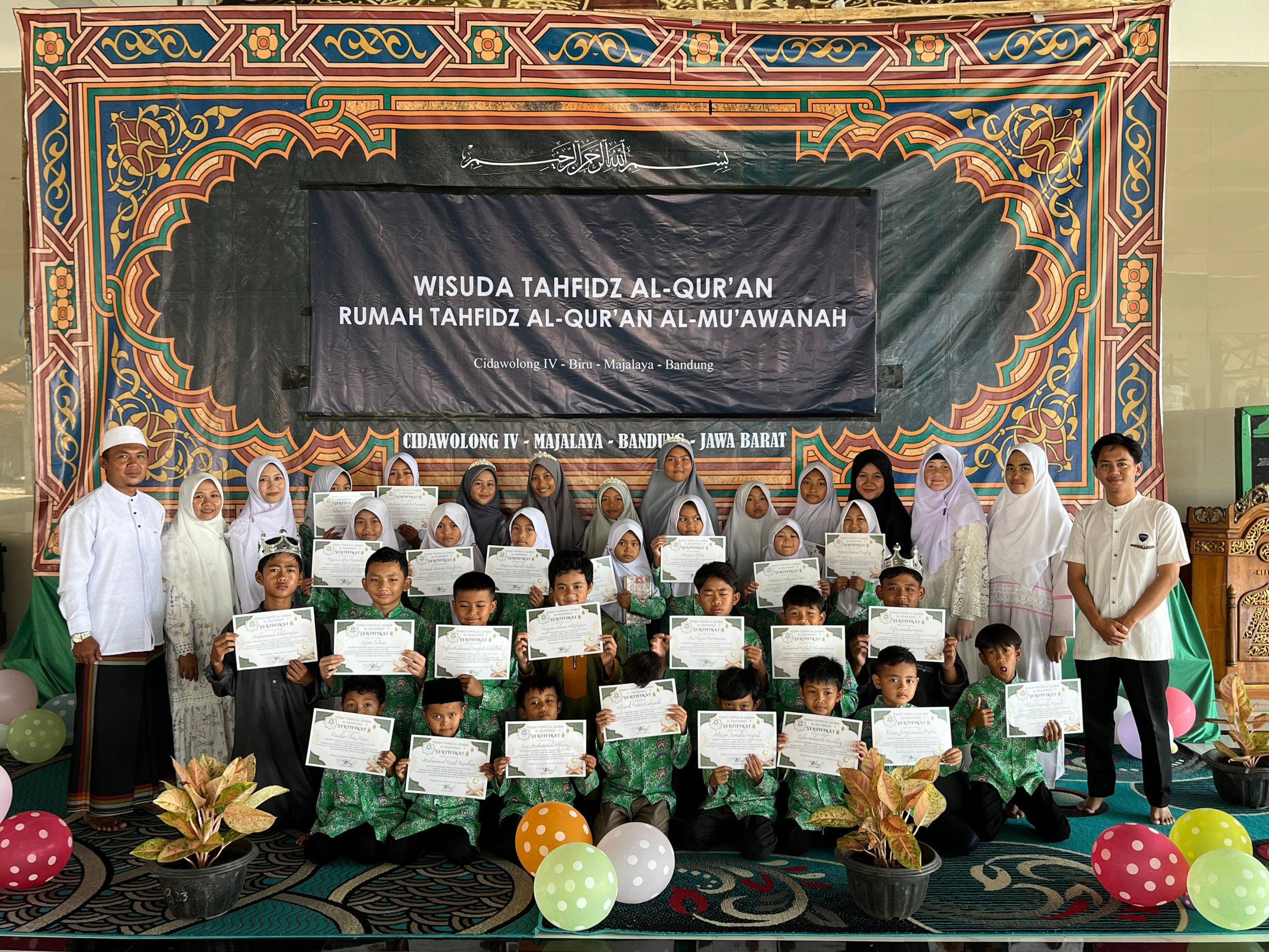 Wisuda Tahfidz RTQ Almuawanah - Majalaya